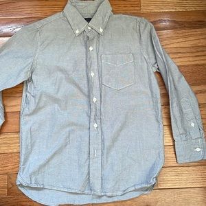 Boys grey button down